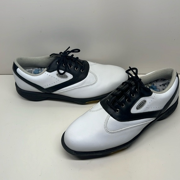 Foot Joy eComfort SoftSpike Lace Up Leather Woman’s Golf Shoes 78577. Size 7.5 - Picture 1 of 12